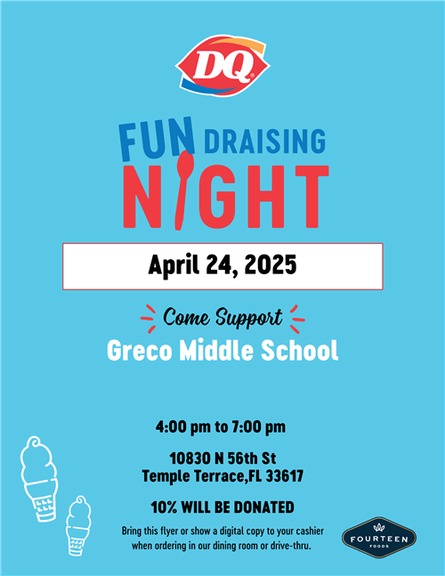 Come out and support Greco!